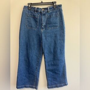Rolla’s high rise wide leg jeans from Anthropologie size 33